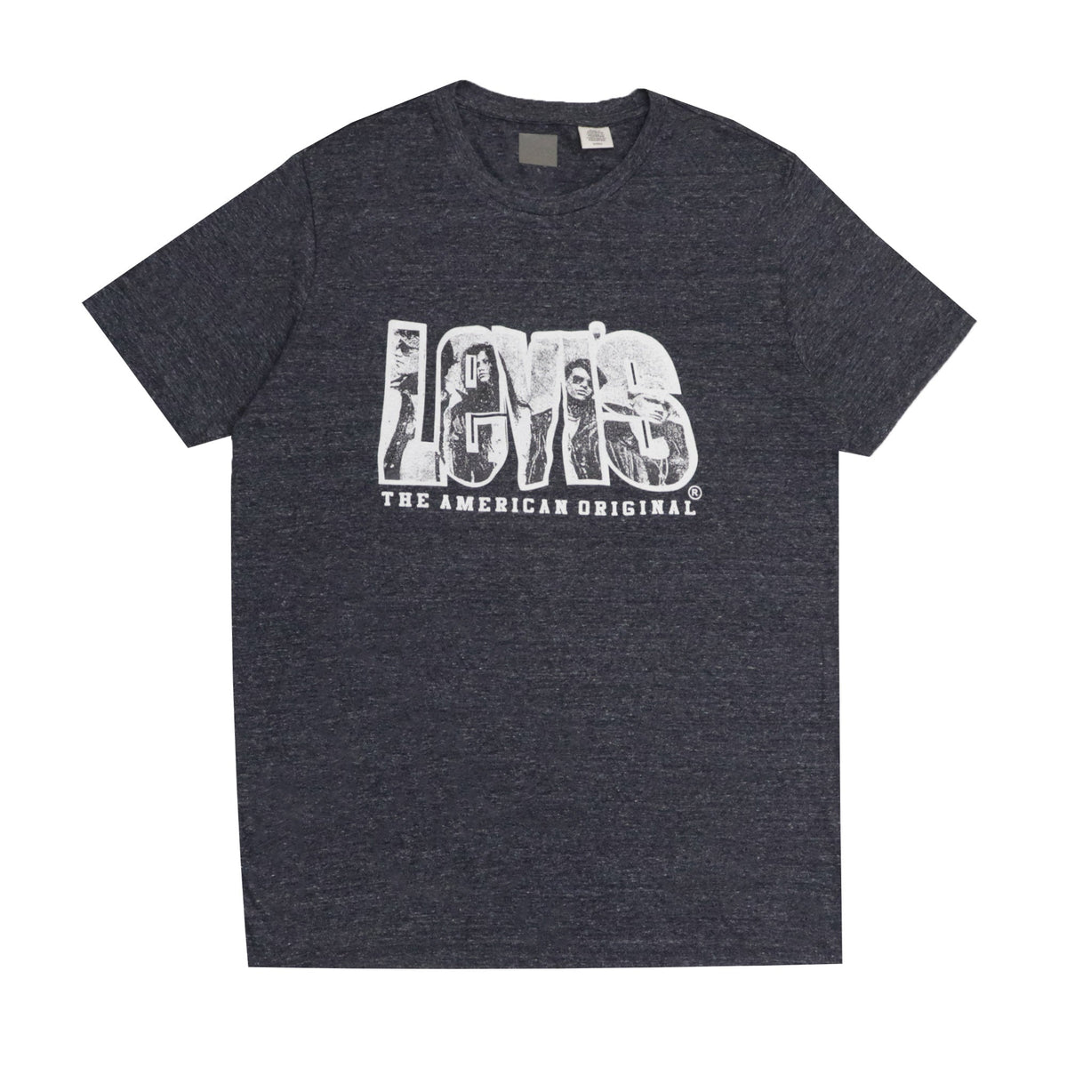 ROUND NECK (MEN) - DARK HEATHER GREY