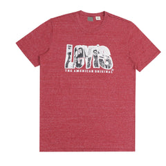 ROUND NECK (MEN) - LIGHT HEATHER RED