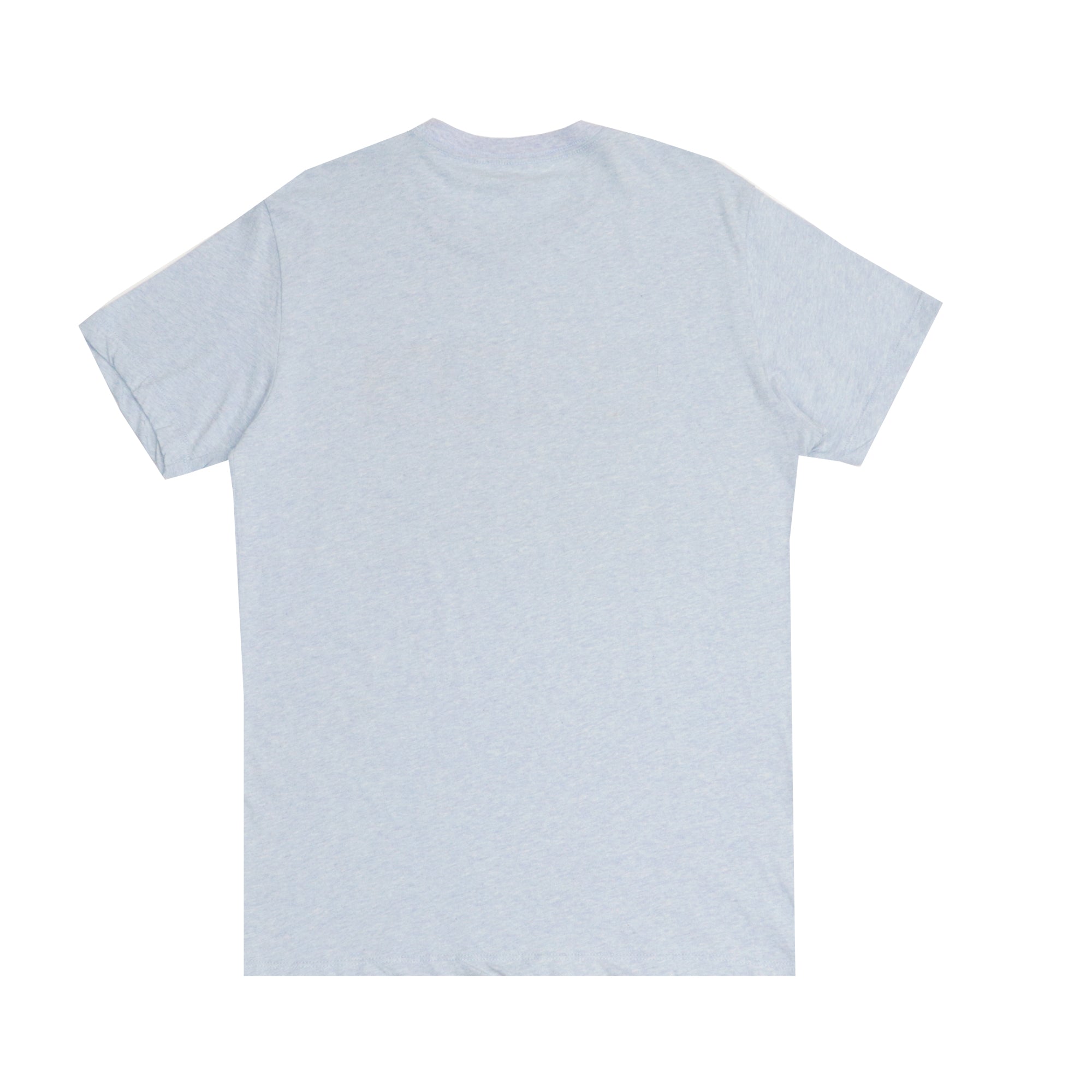 ROUND NECK (MEN) - LIGHT HEATHER BLUE BOSTON