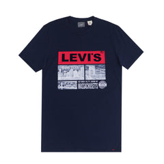 ROUND NECK (MEN) - NAVY BLUE BOSTON