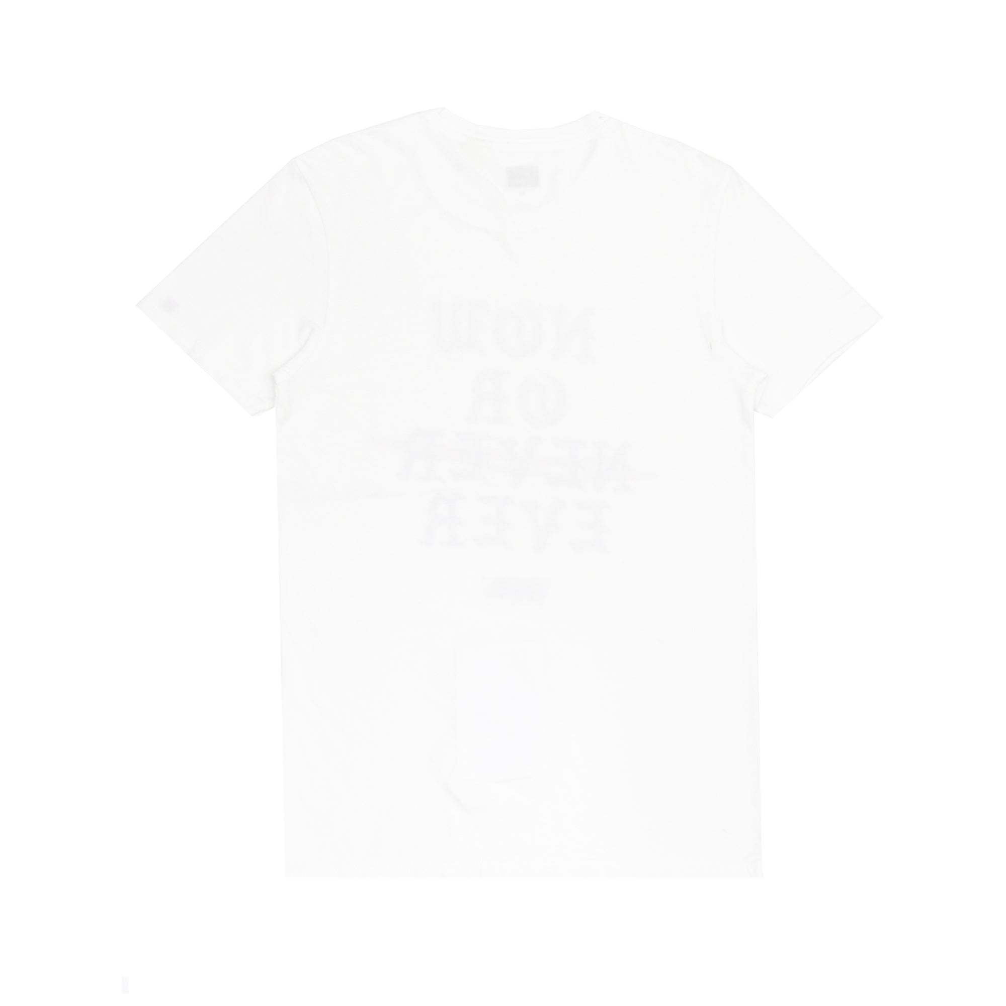 ROUND NECK (MEN) - NOW OR NEVER WHITE