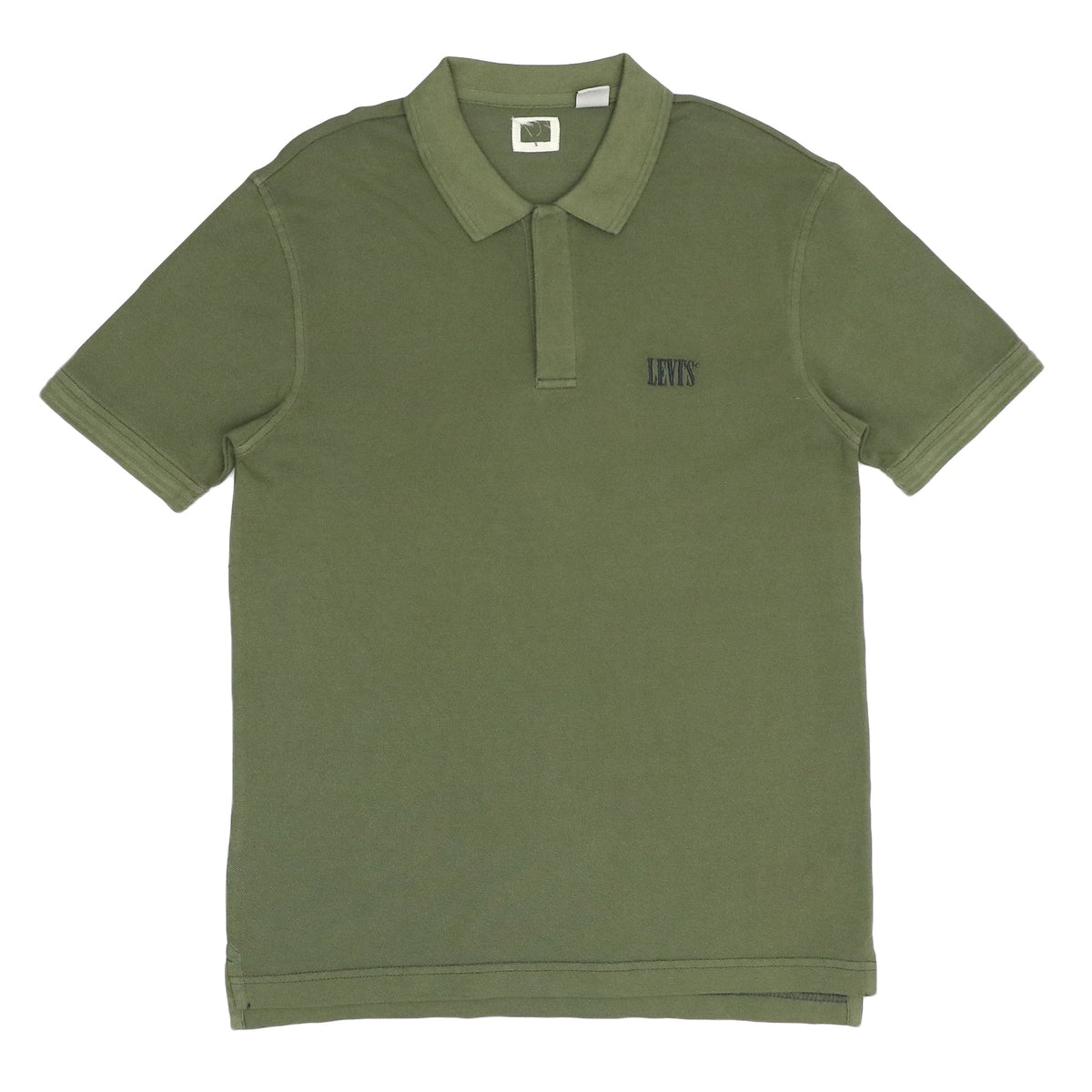 POLO (MEN) - GREEN WITH BLACK LOGO