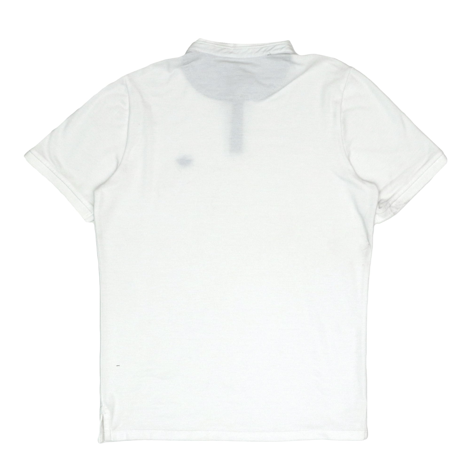 POLO (MEN) - BAND COLLAR WHITE