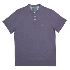 POLO MEN - BAND COLLAR MAROON