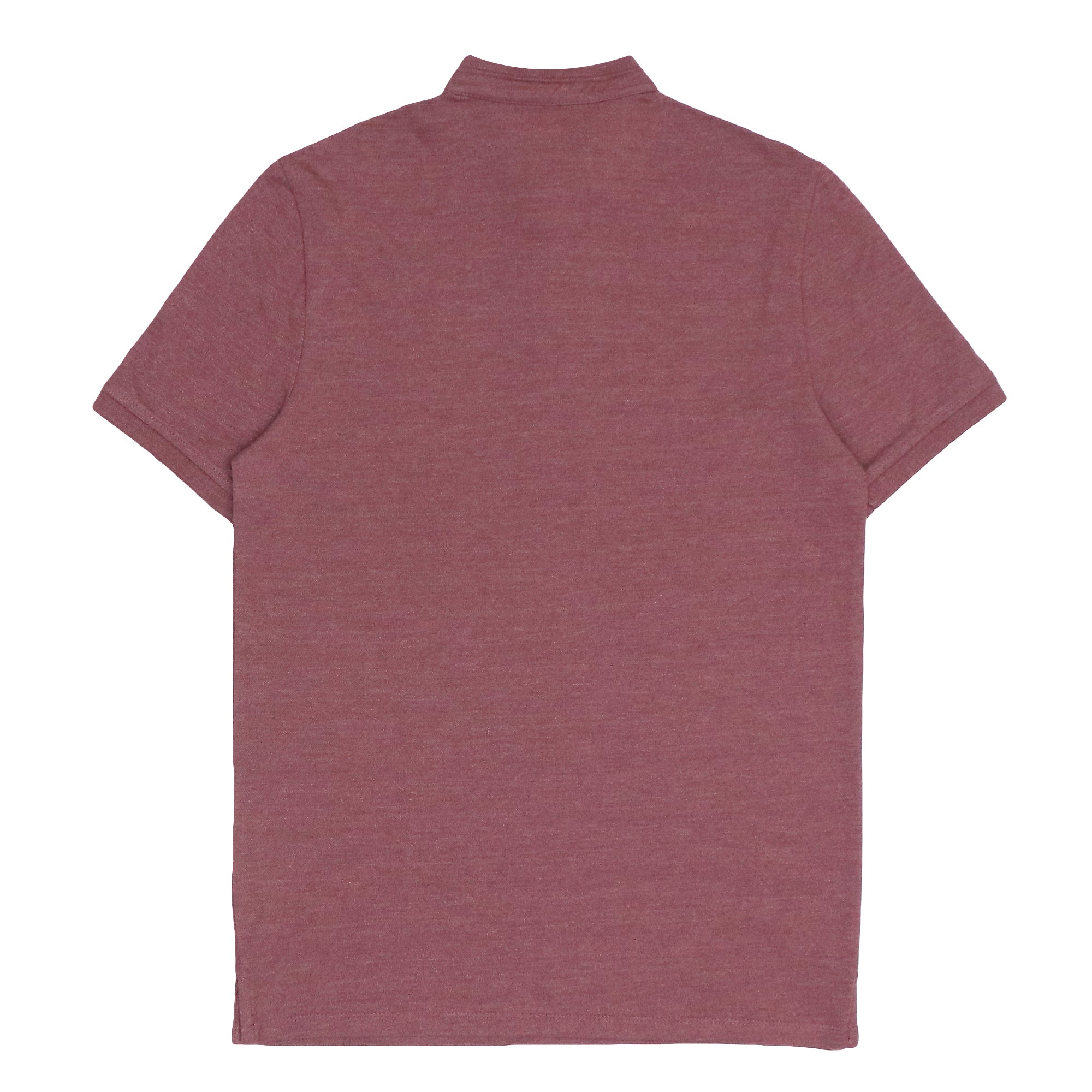 POLO (MEN - MAROON WITH BLUE STRIPES ON COLLAR