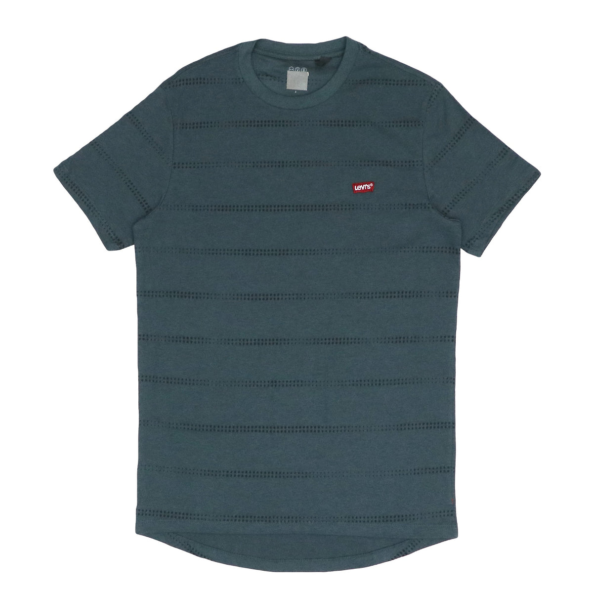 ROUND NECK MEN - TEAL GREEN WITH DOTS