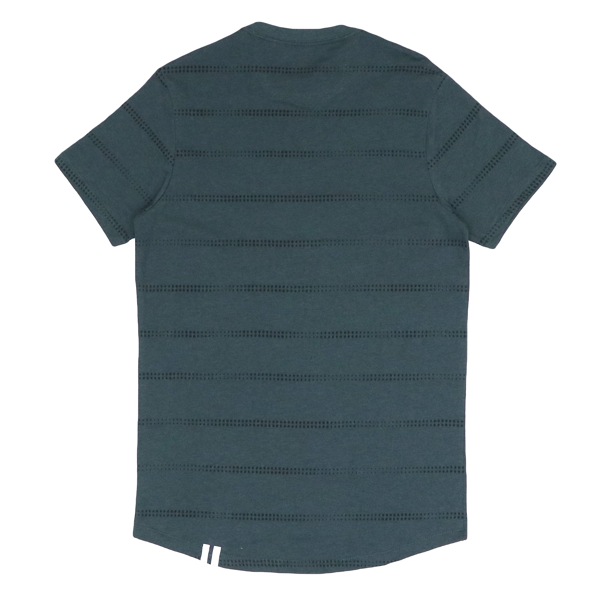 ROUND NECK MEN - TEAL GREEN WITH DOTS