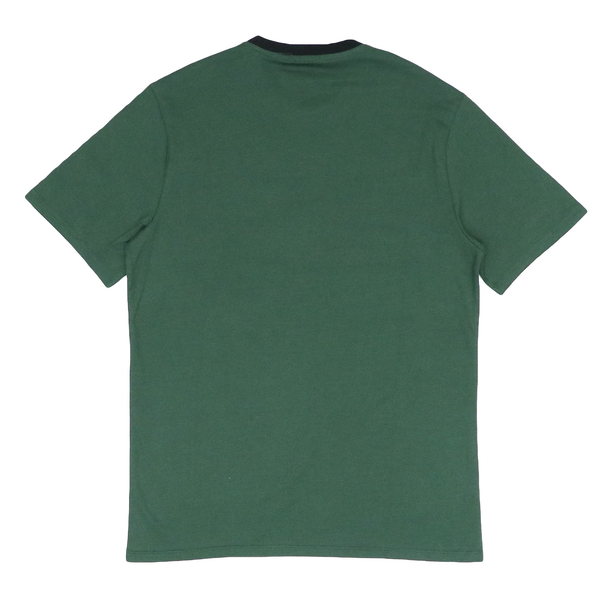 ROUND NECK - GREEN WITH BLACK COLLAR