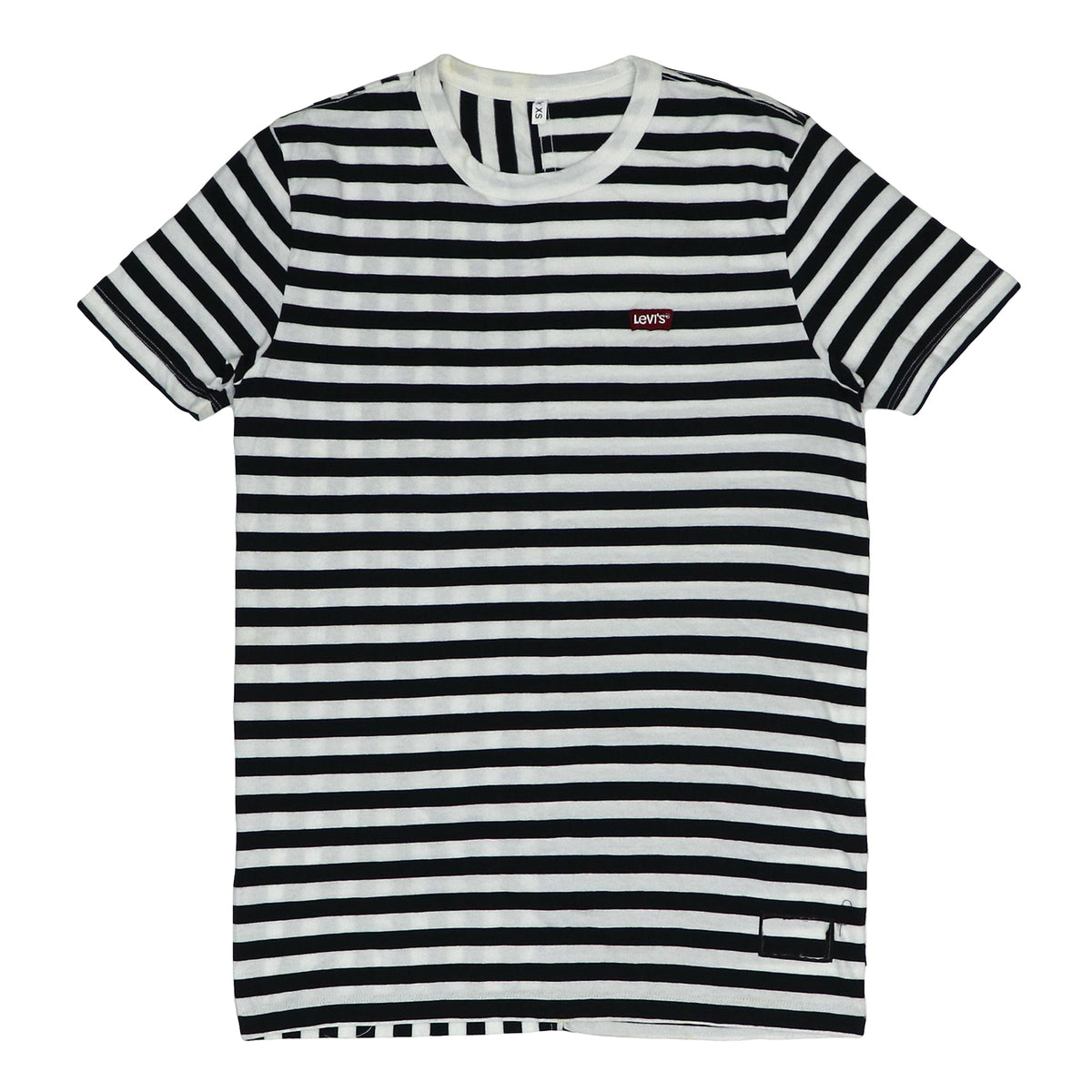 ROUND NECK (MEN) - BLACK & WHITE WITH WHITE COLLAR