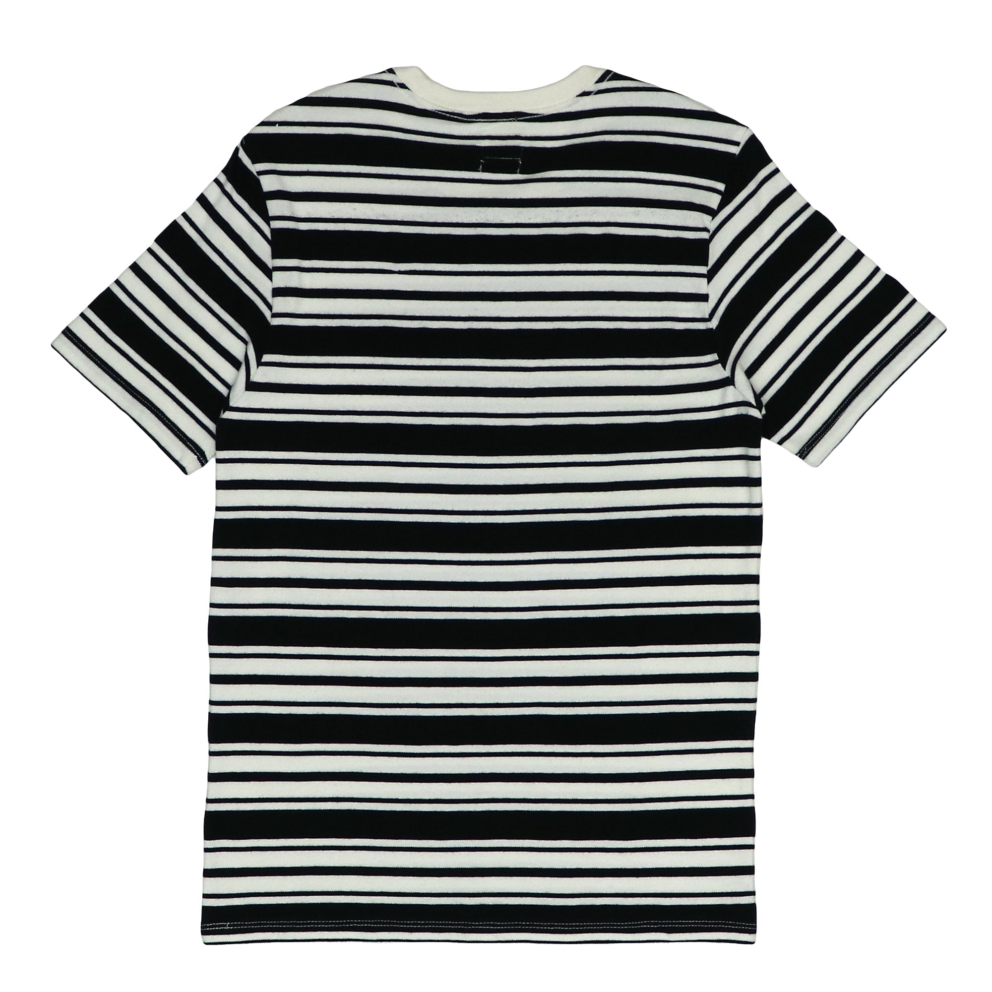 ROUND NECK (MEN) - BLACK & WHITE LINES