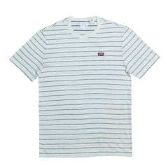 ROUND NECK (MEN) - OFF WHITE WITH BLACK DOTTED LINES