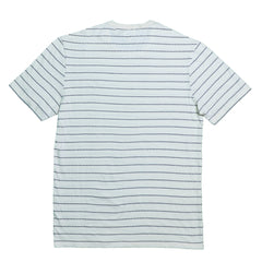 ROUND NECK (MEN) - OFF WHITE WITH BLACK DOTTED LINES