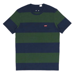 ROUND NECK (MEN) - BLUE & GREEN