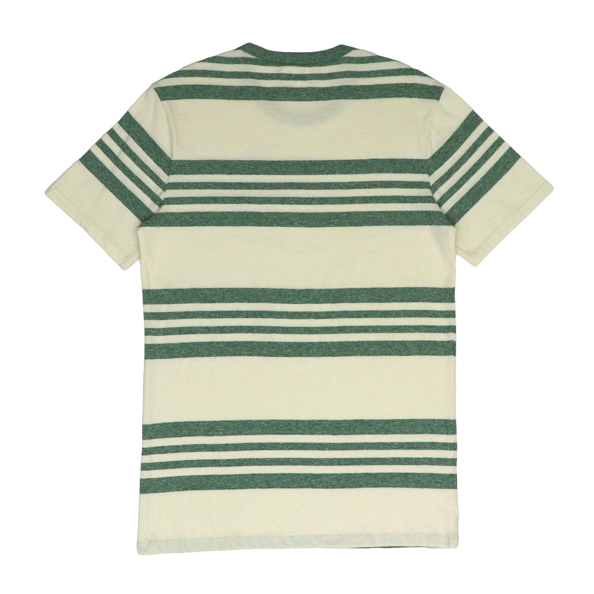 ROUND NECK (MEN) - OFF WHITE WITH GREEN