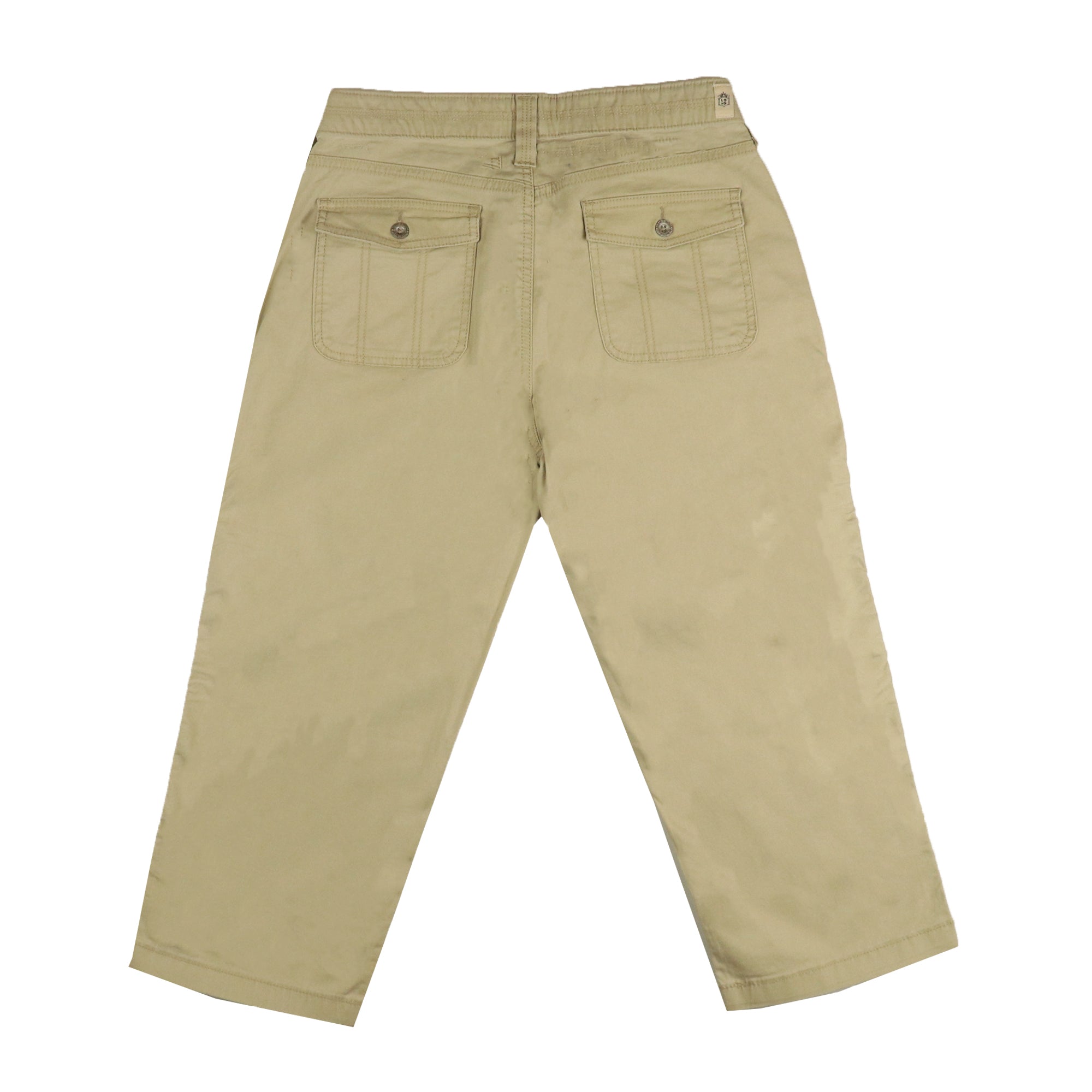 Beige Capris - FigureEnhancer (Women)