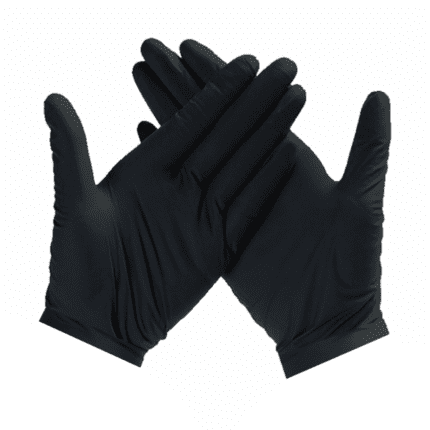 Black Vinyl Gloves Pack of 10