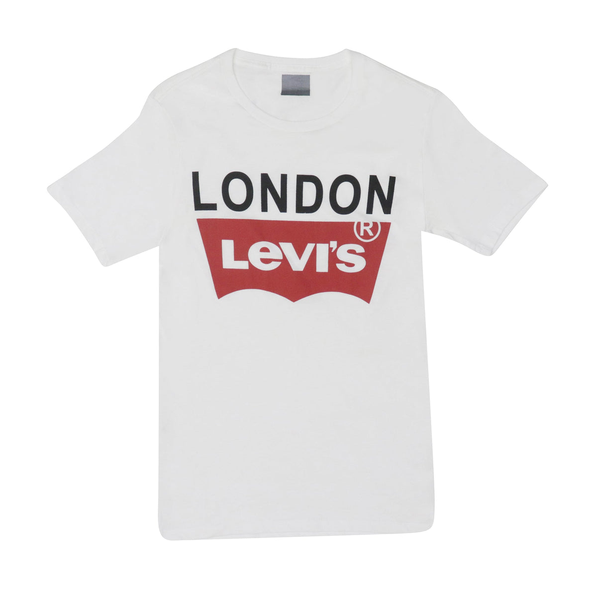 ROUND NECK T-SHIRT (MEN) - WHITE (LONDON)