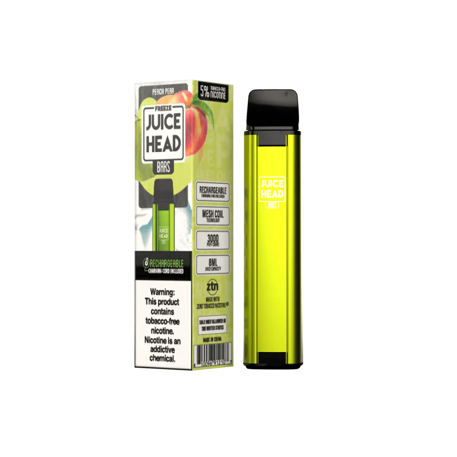 JUICE HEAD BARS PEACH PEAR FREEZE