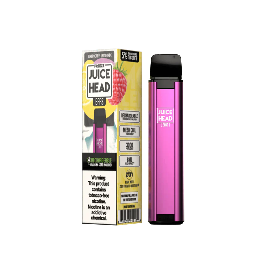 JUICE HEAD BARS RASPBERRY LEMONADE FREEZE