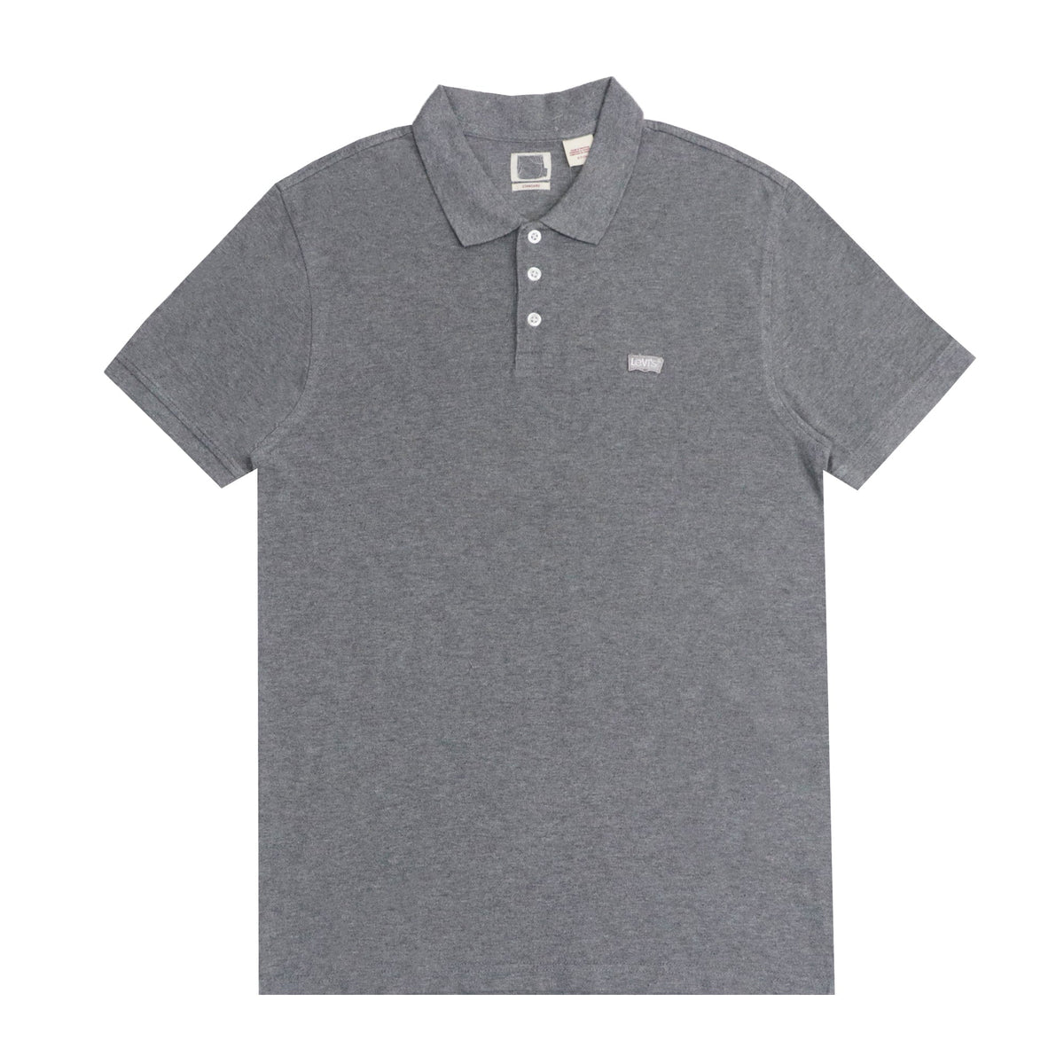 POLO (MEN) - DARK GREY WITH SILVER TAG