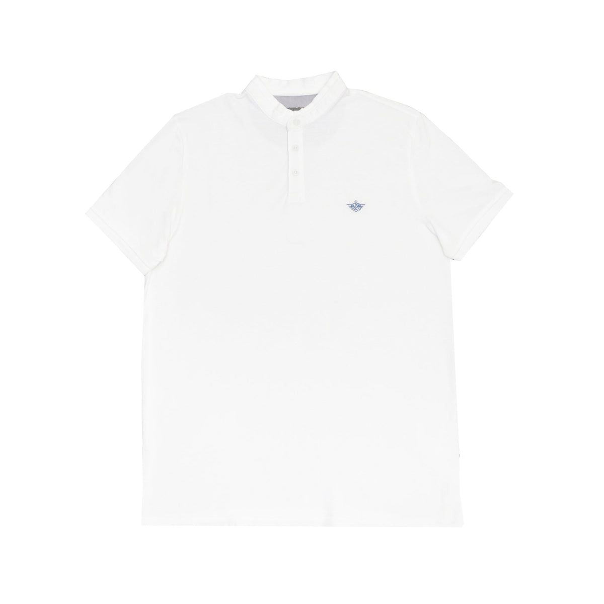 POLO MEN - DOUBLE BAND COLLAR WHITE