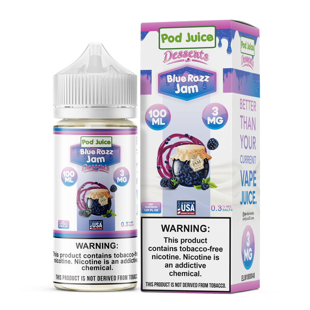POD JUICE BLUE RAZZ JAM 