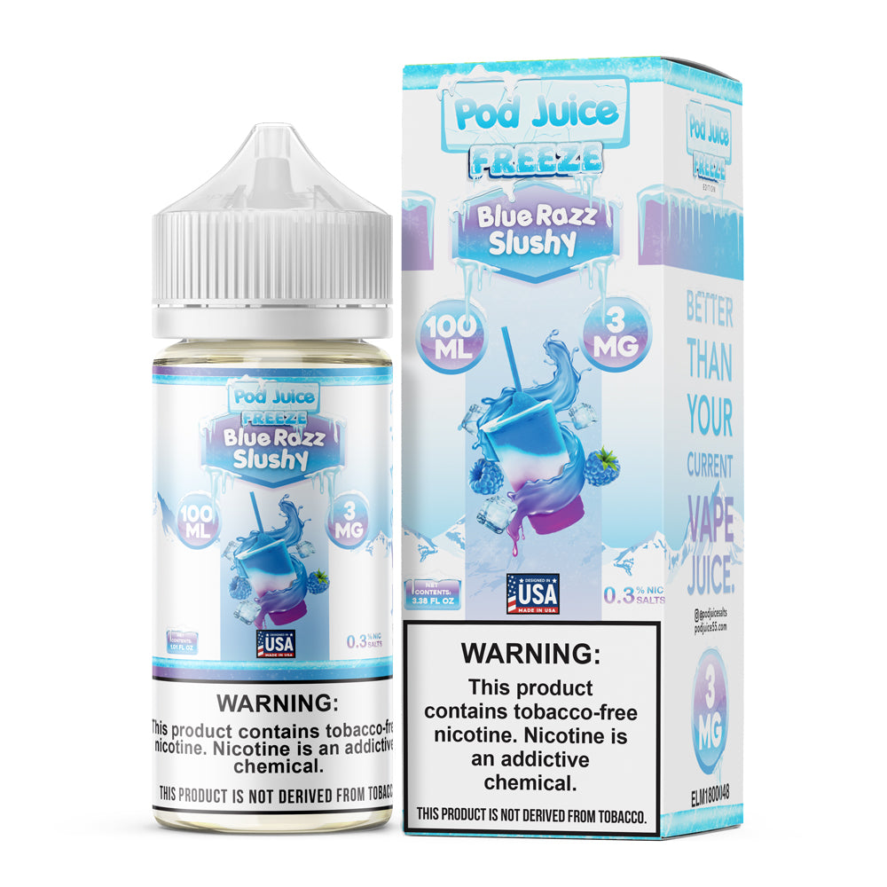 POD JUICE BLUE RAZZ SLUSHY FREEZE 100ML