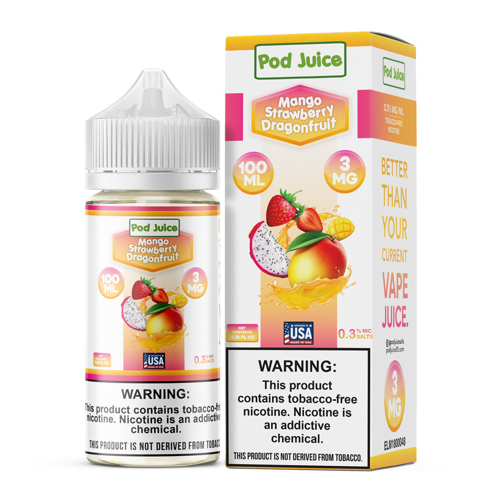 POD JUICE MANGO STRAWBERRY DRAGON FRUIT 100ML