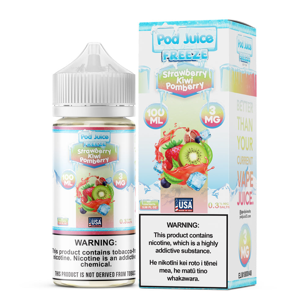 POD JUICE STRAWBERRY KIWI POMBERRY FREEZE 100ML