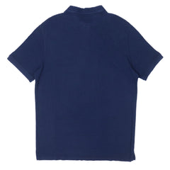 POLO MEN - BAND COLLAR BLUE