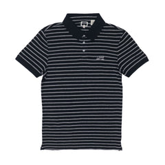 POLO MEN - BLACK AND LIGHT GREY STRIPS