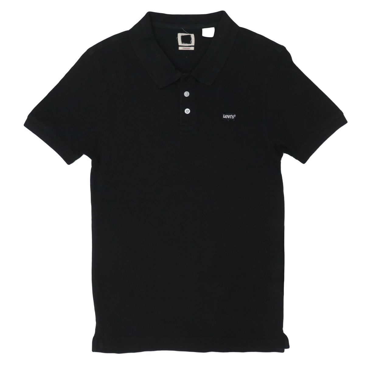 POLO MEN - BLACK WITH BLACK TAG