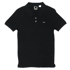 POLO MEN - BLACK WITH BLACK TAG