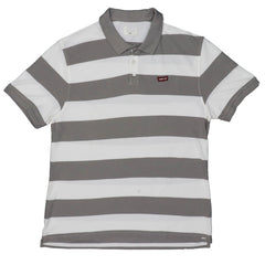 POLO MEN - GREY WHITE ZEBRA PATTERN