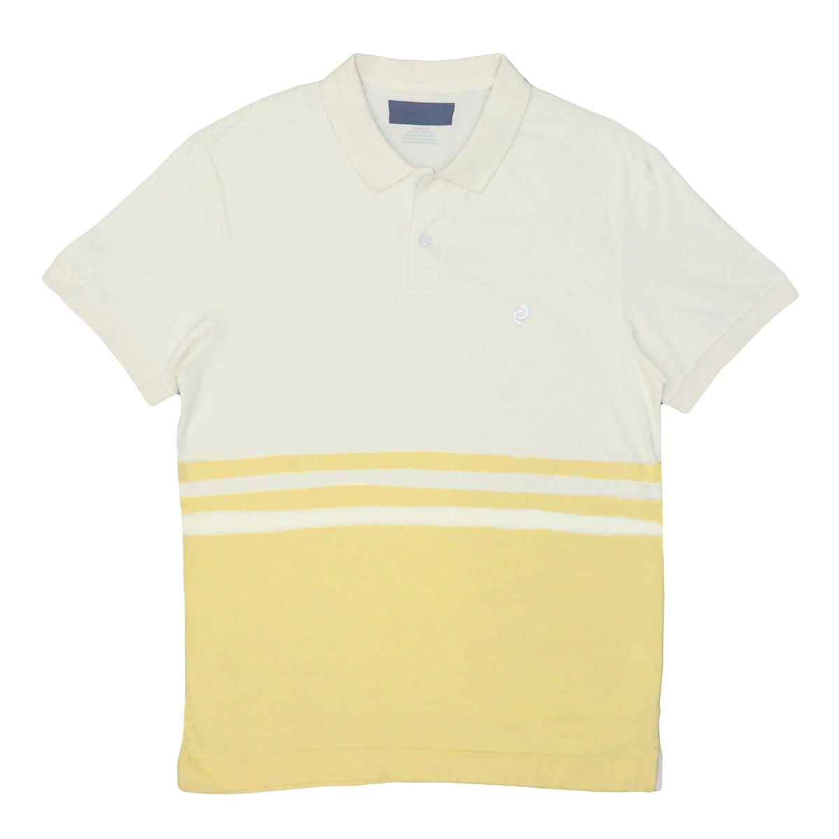 POLO MEN - HALF BEIGE HALF YELLOW
