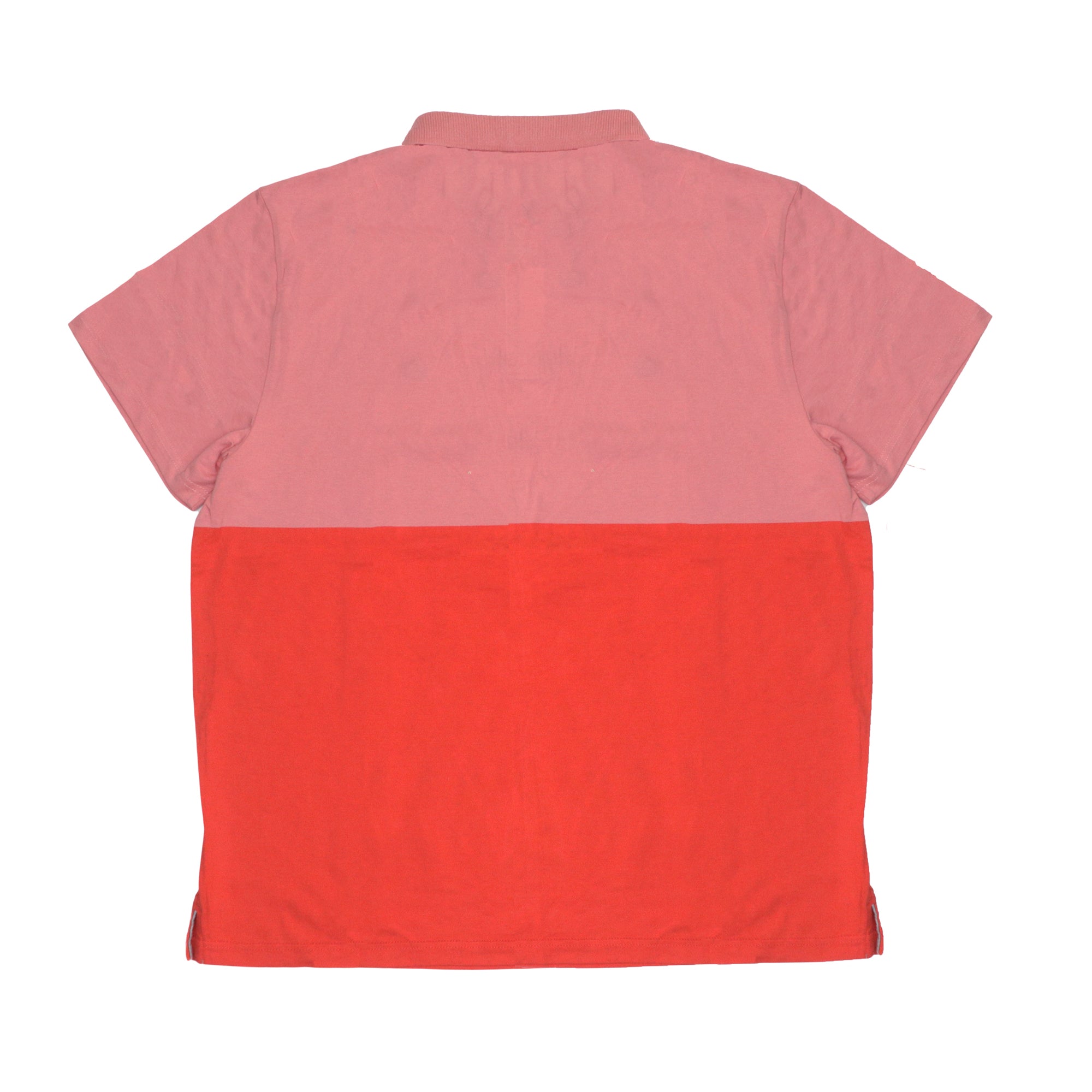 POLO MEN - HALF PINK HALF ORANGE