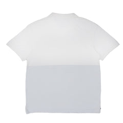 POLO MEN  - HALF WHITE HALF BLUE