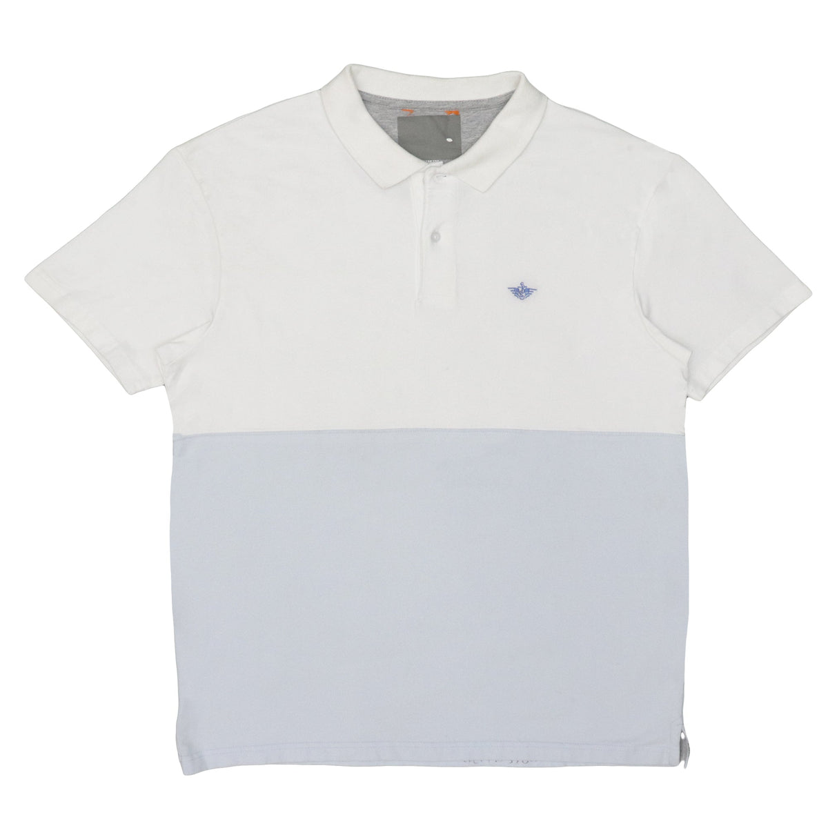 POLO MEN  - HALF WHITE HALF BLUE
