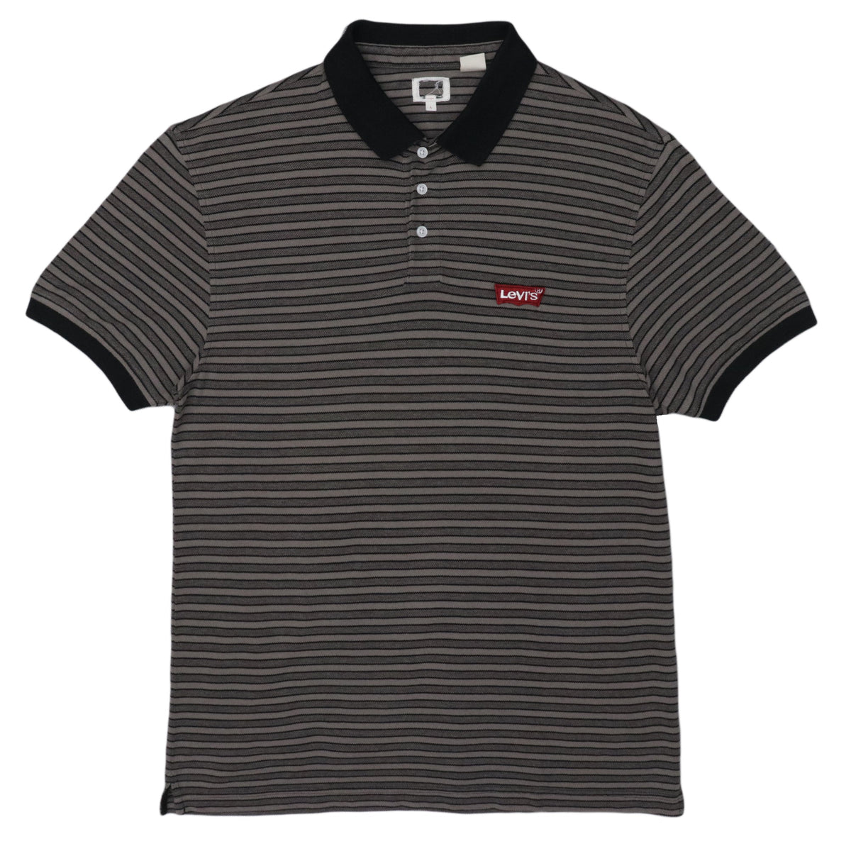 POLO MEN - MUD BROWN AND GREY STRIPS