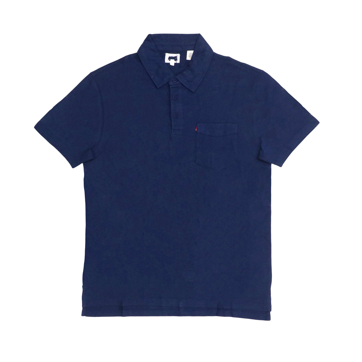 POLO MEN - NAVY BLUE JERSEY FRONT POCKET - 2