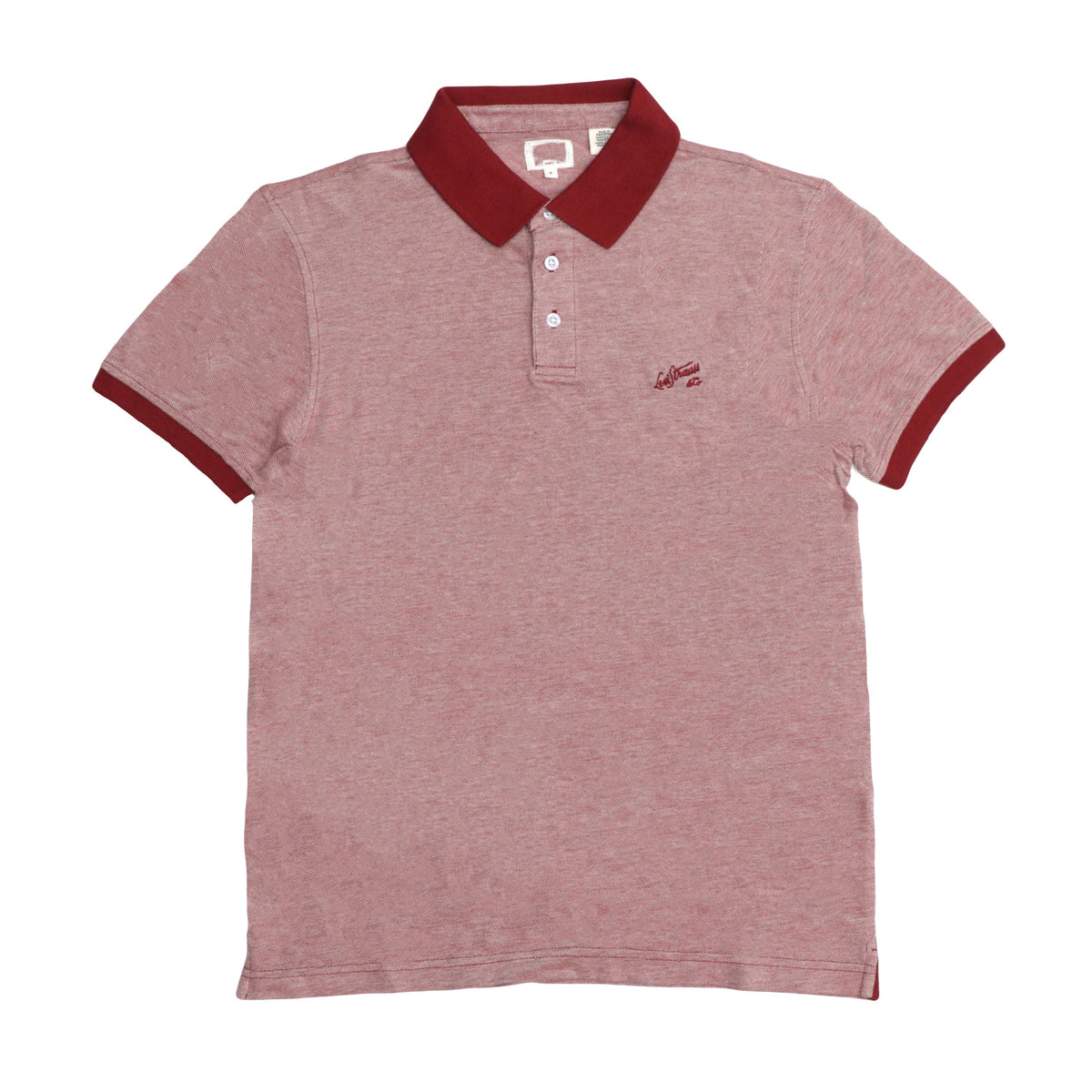 POLO MEN -  STRAWBERRY PINK RED COLLAR