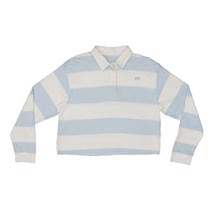 POLO WOMEN - SKY BLUE AND WHITE STRIPES