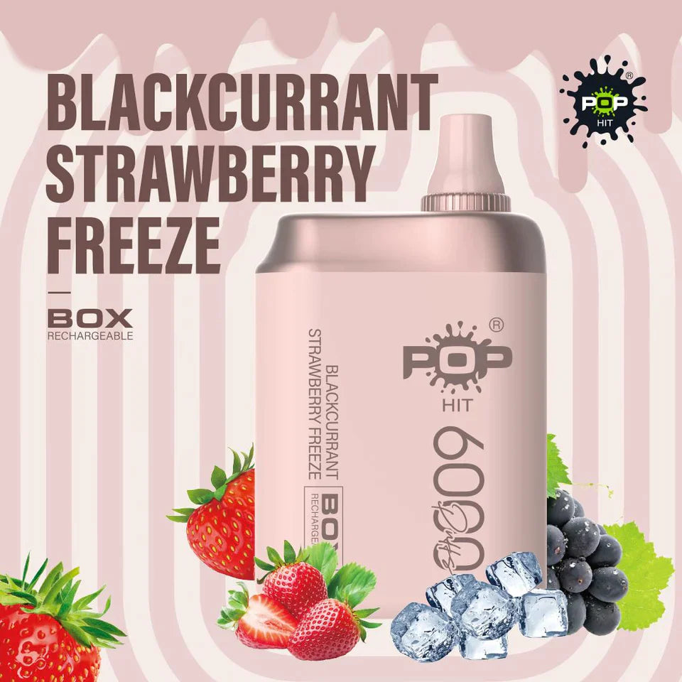 POP HIT BLACKCURRANT STRAWBERRY FREEZE