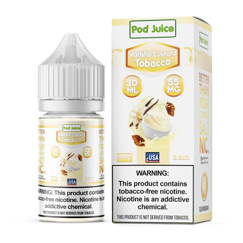 POD JUICE VANILLA CUSTARD TOBACCO 