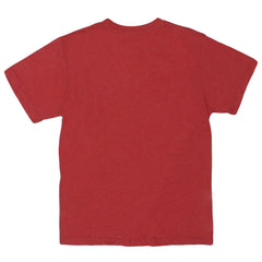 ROUND NECK (MEN) - PLAIN RED CHEST DESIGN