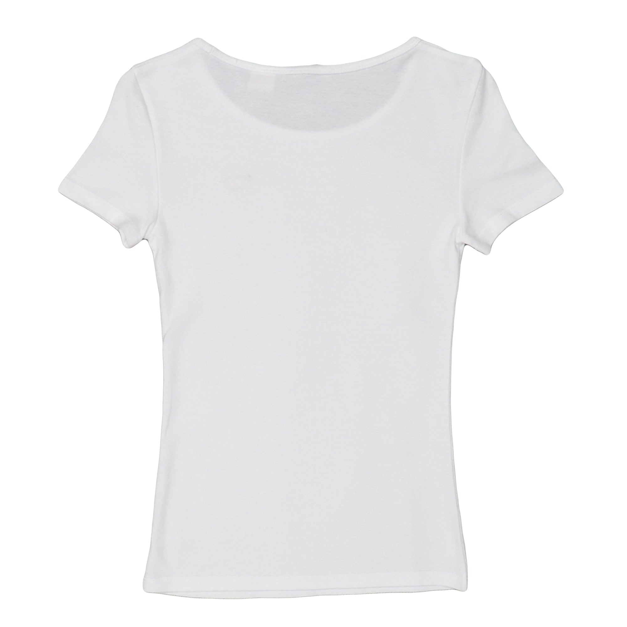 ROUND NECK WOMEN - PLAIN WHITE