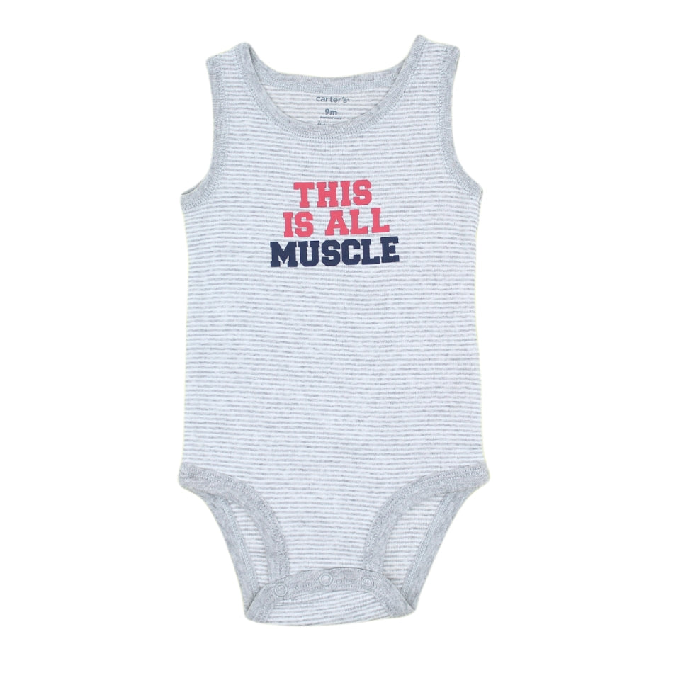 3 Pc T-shirt, Romper and Shorts Set - This Is All Muscle