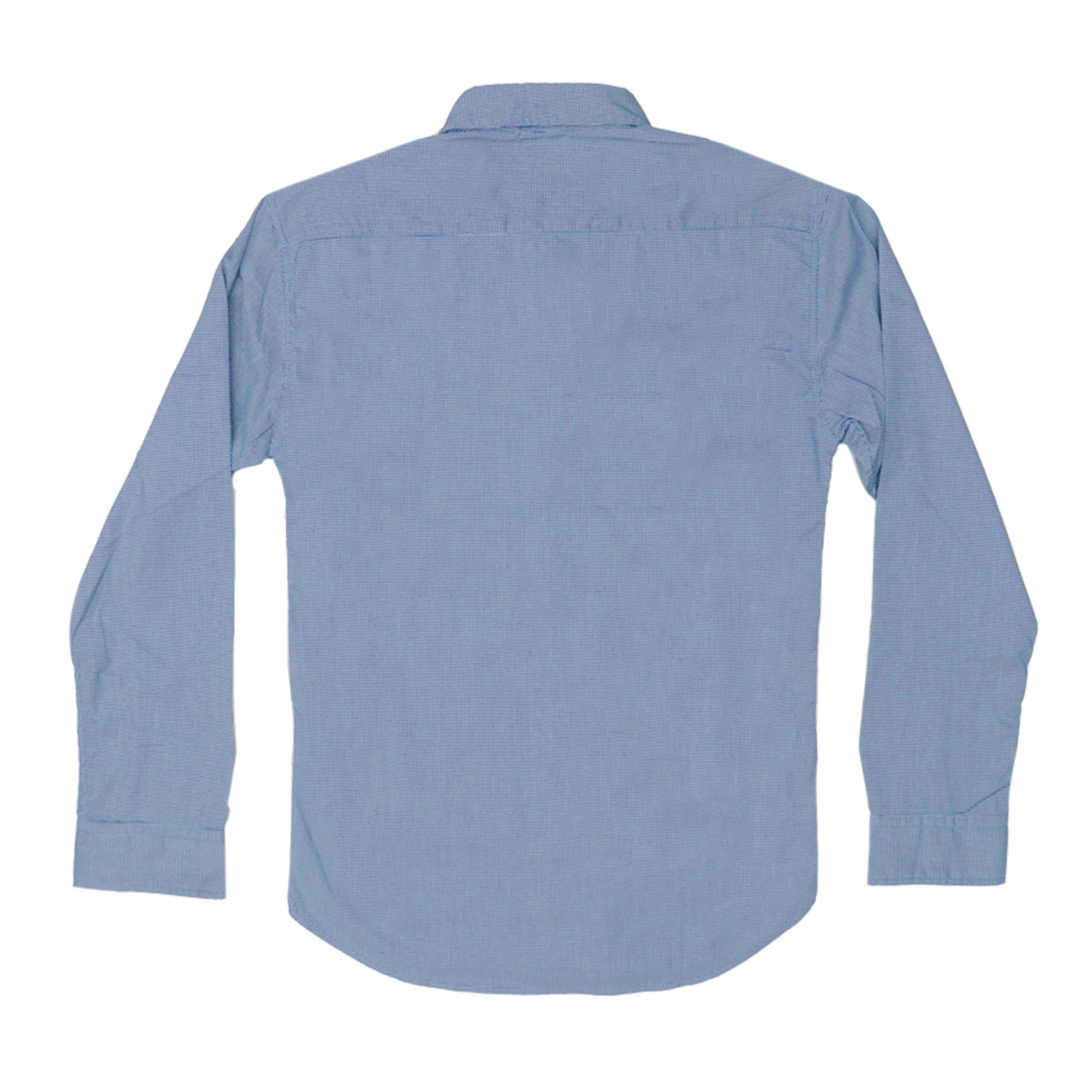 CASUAL SHIRT (MEN) - LIGHT DULL BLUE WITH FRONT POCKET