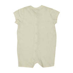 Baby Romper - PLAIN WHITE FRONT BUTTON