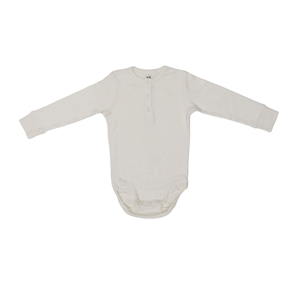 Baby Romper - PLAIN WHITE FULL SLEEVES